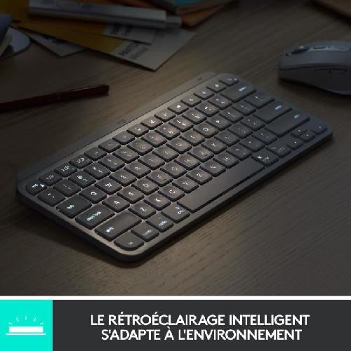 Clavier D'ordinateur Clavier Logitech sans fil MX Keys Mini pour Mac compact. Bluetooth. rétroéclairé