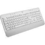 Clavier Logitech Signature K650. Clavier sans fil Ergonomique Entier avec Repose-Poignets - Blanc