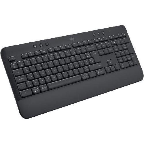 Clavier D'ordinateur Clavier Logitech Signature K650. Clavier sans fil Ergonomique Entier avec Repose-Poignets - Graphite