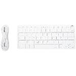 Clavier D'ordinateur Clavier Sans Fil - BLUESTORK - MINI MAC R - Compact - Rechargeable - Blanc