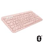 Clavier D'ordinateur Clavier - Sans fil - Logitech - K380 - Pour Mac - AZERTY - Rose