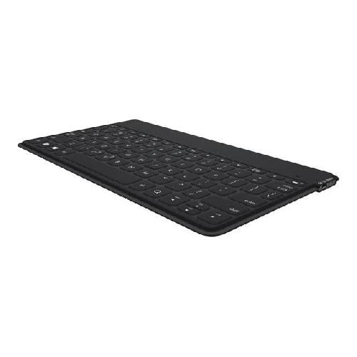 Clavier D'ordinateur Clavier - Sans fil - Logitech - Keys to Go - 180g - AZERTY - Noir