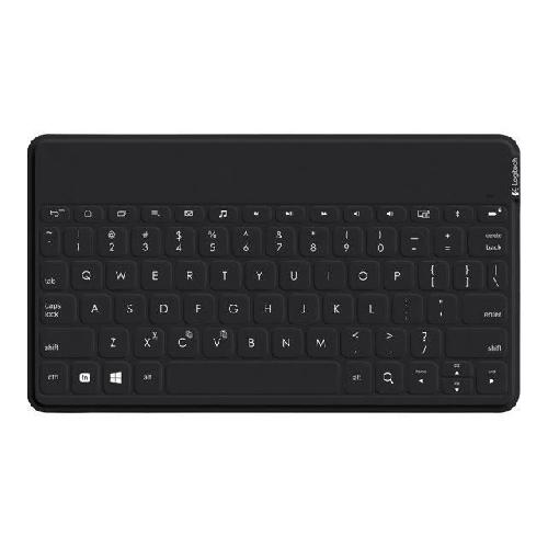 Clavier D'ordinateur Clavier - Sans fil - Logitech - Keys to Go - 180g - AZERTY - Noir