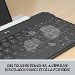 Clavier D'ordinateur Clavier - Sans fil - Logitech - Keys to Go - 180g - AZERTY - Rose