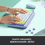 Clavier D'ordinateur Clavier - Sans fil - Logitech - Pop Keys - Mécanique - Touche Emoji - Menthe