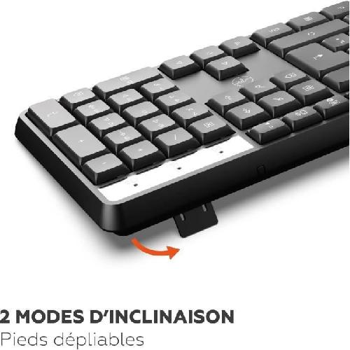 Clavier D'ordinateur Clavier sans fil - MOBILITY LAB - Deluxe - AZERTY - Noir