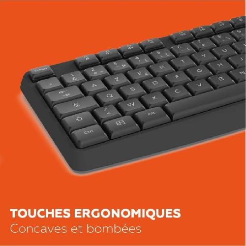 Clavier D'ordinateur Clavier sans fil - MOBILITY LAB - Deluxe - AZERTY - Noir