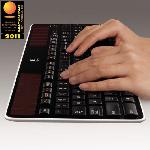 Clavier D'ordinateur Clavier solaire - Sans fil - Logitech - K750 - AZERTY - Noir