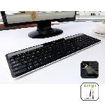 Clavier D'ordinateur Clavier solaire - Sans fil - Logitech - K750 - AZERTY - Noir