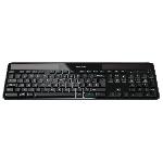 Clavier D'ordinateur Clavier solaire - Sans fil - Logitech - K750 - AZERTY - Noir