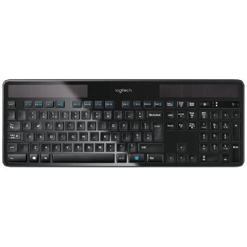 Clavier D'ordinateur Clavier solaire - Sans fil - Logitech - K750 - AZERTY - Noir