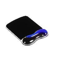 Clavier - Souris - Webcam Kensington. Tapis de souris avec repose-poignet. Duo gel. Noir et bleu