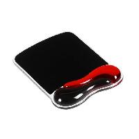 Clavier - Souris - Webcam Kensington. Tapis de souris avec repose-poignet. Duo gel. Noir et rouge