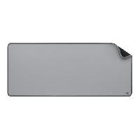 Clavier - Souris - Webcam Large Tapis de Bureau - Logitech Desk Mat - Studio Series. Multifonctionnel et Etendu - Gris