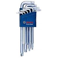 Cle Allen - Cle A 6 Pans - Cle Male Hexagonale Bosch Professional - Set de 9 clés mâles pour vis Torx