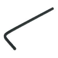 Cle Allen tete 2mm bras 50mm en acier chrome-vanadium