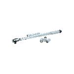Cle Dynamometrique 465Mm. Reglable De 40 A 210Nm. Rallonge 1-2 ''. Douille 17-19-21Mm