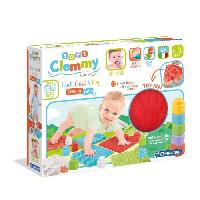 Cle Eveil Tapis sensoriels - Clementoni - Clemmy - Rouge - Multicolore - Bébé - Mixte - 6 mois - Caoutchouc souple