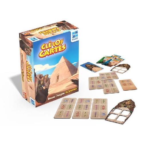 Jeu De Societe - Jeu De Plateau CLE'O'Cartes. Jeu de réflexion et stratégie pour Les Petits et Les Grands. Des 6 Ans. De 1 a 4 Joueurs. 678349. Megableu