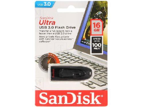 Cle Usb Cle USB - CRUZER ULTRA - USB 3.0 - 16GB - SANDISK