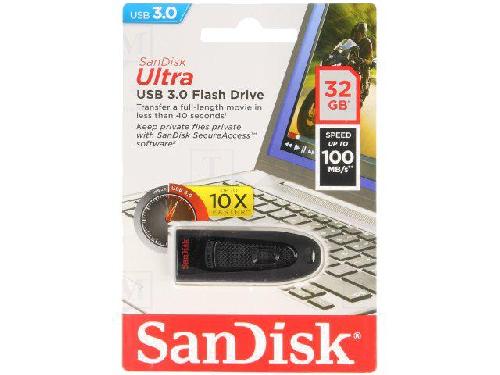 Cle Usb Cle USB - CRUZER ULTRA - USB 3.0 - 32GB - SANDISK