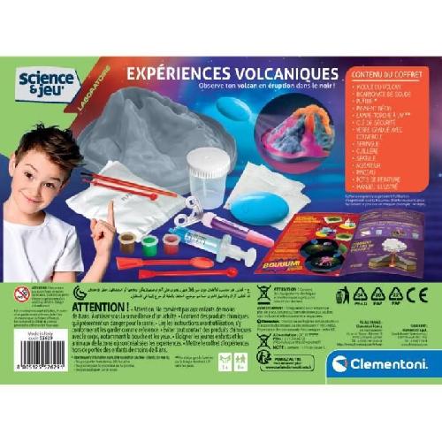 Experience Scientifique - Experience Physique-chimie Clementoni - 52629 - Expériences volcaniques