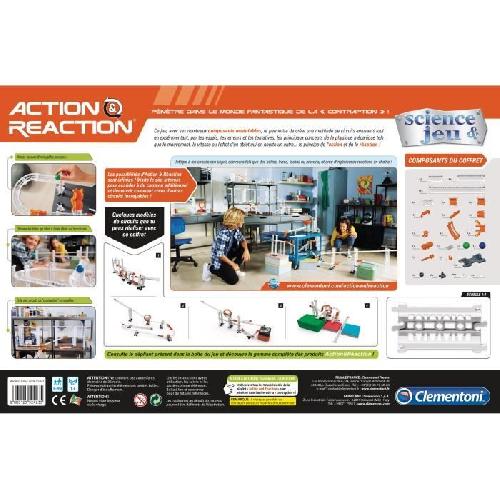 Jeu D'assemblage - Jeu De Construction - Jeu De Manipulation Clementoni - Action et Reaction - Coffret Starter set - Circuit bille - 50 pieces