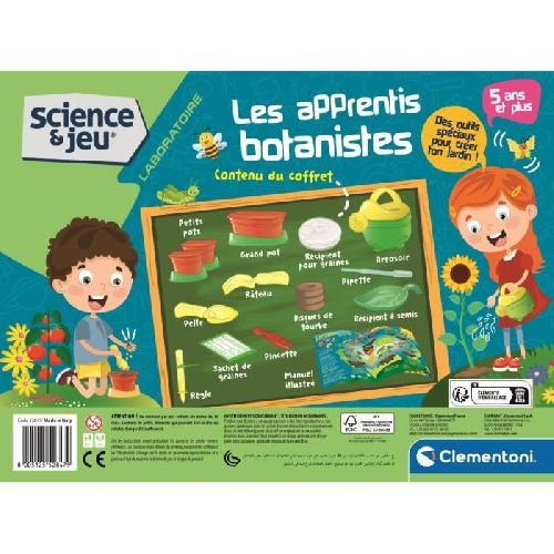 Decouverte Nature - Decouverte Animaux - Decouverte Insectes CLEMENTONI - Apprentis botanistes - Coffret scientifique - Découvrire le monde de la botanique - Outils de jardinage - Des 5ans