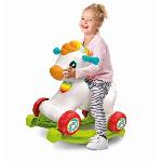 Verre Jetable - Gobelet Jetable Clementoni - Cheval a bascule et a roues -Crinere avec boutons d'intercations - Des 1 an