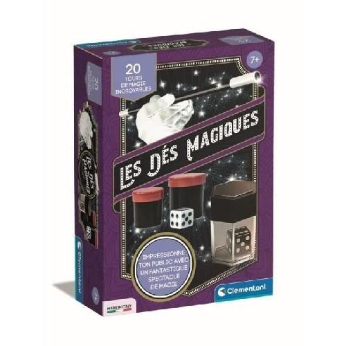 Jeu De Magie - Kit Magie Clementoni - Coffret des dés magiques - 20 tours - Dés 7 ans