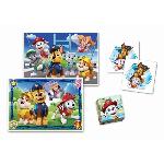 Puzzle Clementoni - Edukit - Pat'Patrouille - Coffret d'activités préscolaire 4 en 1 - Puzzles. Cubes et Mémo - Fabriqué en Italie