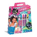 Clementoni - Kit manucure phosphorescents pour enfant - Vernis. faux ongles et autocollants - Des 7 ans