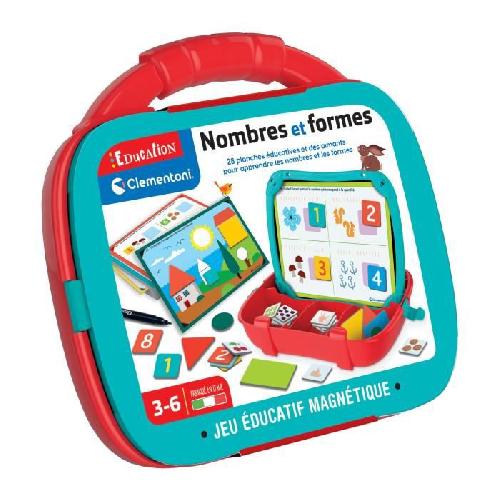 Jeu D'apprentissage Clementoni - Mallette Chiffres Formes - 52676