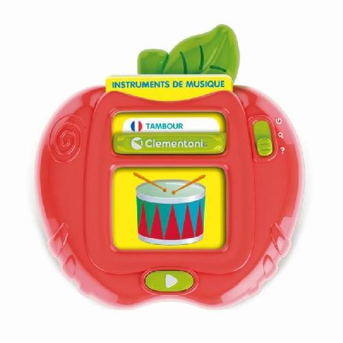 Jeu D'apprentissage CLEMENTONI - Mes 100 premiers mots Bilingue - Jouets éducatifs - 2 modes de jeux : Quiz et découverte - Sons et comptines