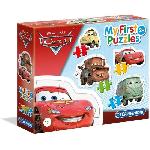 CLEMENTONI - My First Puzzles - Cars - Puzzle évolutif 3-6-9-12 pieces - Mixte - A partir de 2 ans