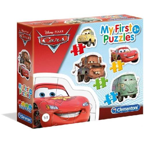 Puzzle CLEMENTONI - My First Puzzles - Cars - Puzzle évolutif 3-6-9-12 pieces - Mixte - A partir de 2 ans