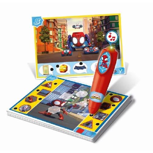 Jeu D'apprentissage Clementoni - Quizzy - Spidey - Jeu interactif avec 200 Quizz + un stylo électronique - Dés 3 ans