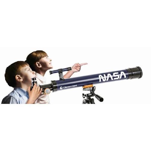 Telescope Clementoni - Science et jeau - Télescope NASA objetcif 50mm - Trépied extensible jusqu'a 127 cm