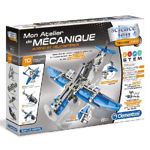 Aviation A Construire Clementoni - Science et Jeu - Avions et helicopteres
