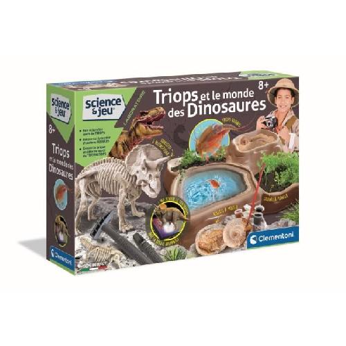 Etude Histoire - Etude Geographie - Etude Archeologie Clementoni - Science et Jeu - Triops et le monde des dinosaures