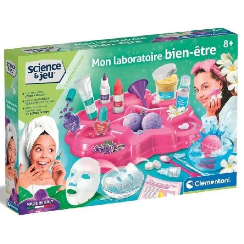 Jeu De Creation Maquillage Clementoni - Sciences et Jeu - Mon laboratoire bien-etre - Fabriquer soi-meme ses produits de beauté - Fabriqué en italie