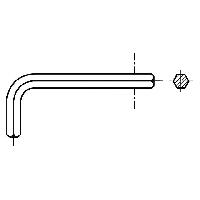 Cles Cle allen 10mm Longueur 112mm