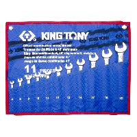 Cles King Tony Jeu de 11 cles plate mixte courbee - mrn