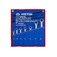 Cles King Tony Jeu de 7 cles plate mixte a cliquet non reversibles - mrn01