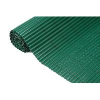 Cloture - Canisse - Brise Vue - Grillage - Panneau Canisse double face PVC vert - 1 x 3 m - 100% occultant - 1000 g/m² - Set de fixation - NATURE