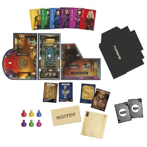 Jeu De Societe - Jeu De Plateau Cluedo Escape Vol au musée - jeu d'enquete façon Escape Game - jeu de plateau coopératif familial - a partir de 10 ans