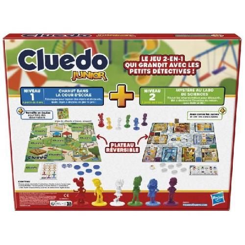 Jeu De Societe - Jeu De Plateau Cluedo Junior 2-en-1 - Jeu de société junior - jeu de réflexion