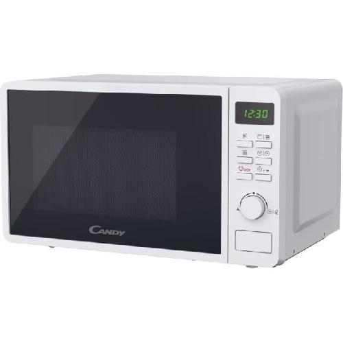 Micro-ondes CMGA20SDLWLI Micro-ondes Gril CANDY Idea - 20L - MO : 700W - Gril : 800W - UI digitale - 5 niveaux de puissance - Blanc