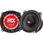 Autoradios : Enceintes - Haut-parleurs Coaxiaux 2 voies - MTX AUDIO - 10cm 4O 70Wrms - Châssis aluminium - Bobine Ø25mm TIL - Tweeter néodyme Ø22mm