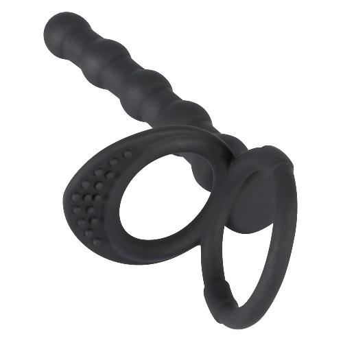 Anneaux et cockrings cockring Black Velvets double penetration